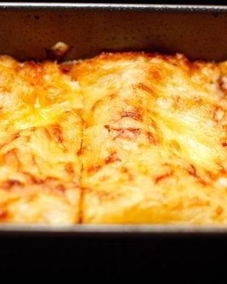 Лазанья с куриным фаршем