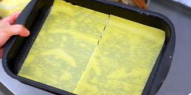 лазанья с куриным фаршем