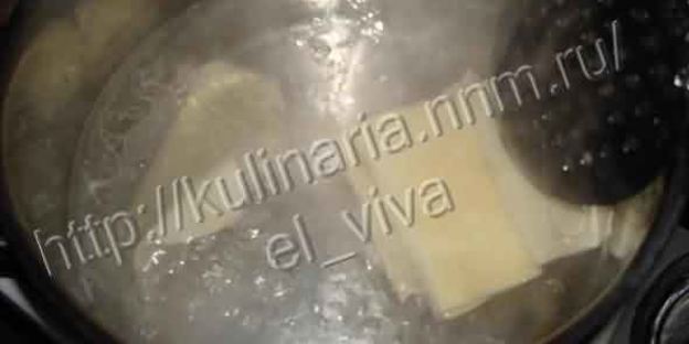 лазанья с курицей и грибами