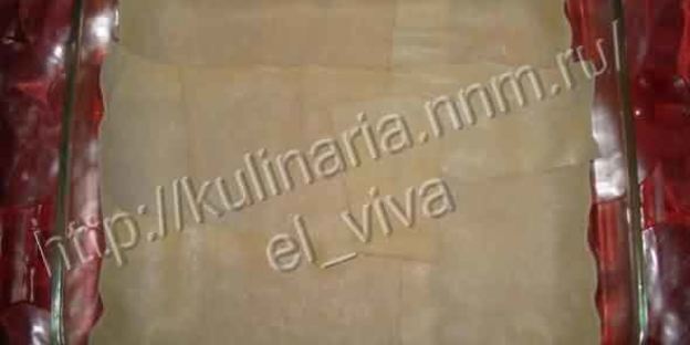 лазанья с курицей и грибами