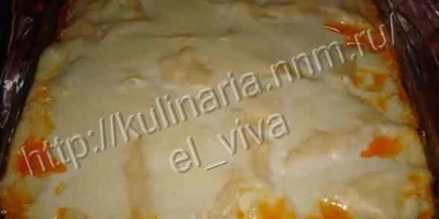 лазанья с курицей и грибами