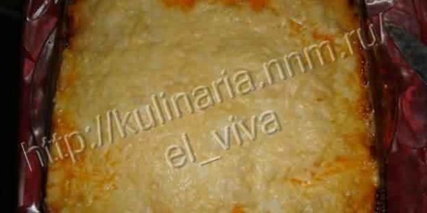 лазанья с курицей и грибами