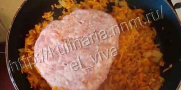 лазанья с курицей и грибами