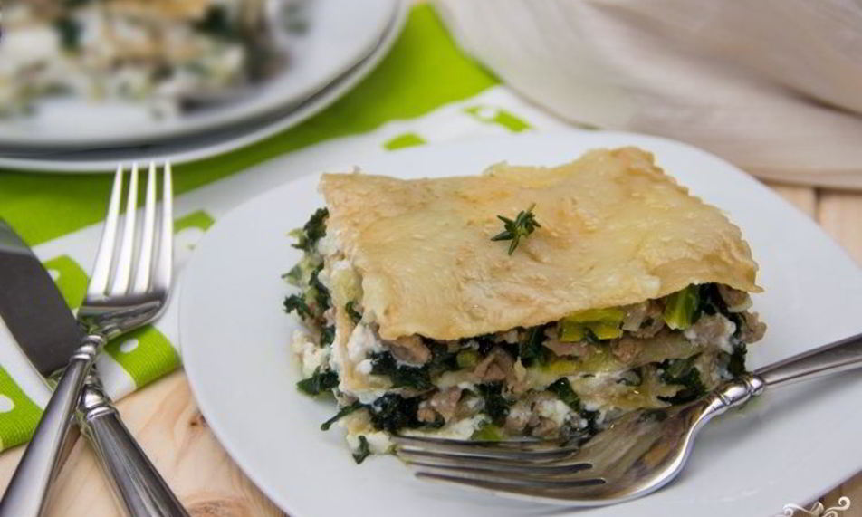 Рецепт лазаний с курицей и овощами