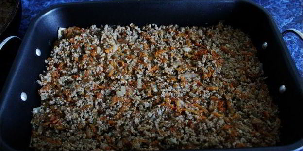 лазанья с лавашом