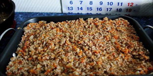 лазанья с лавашом