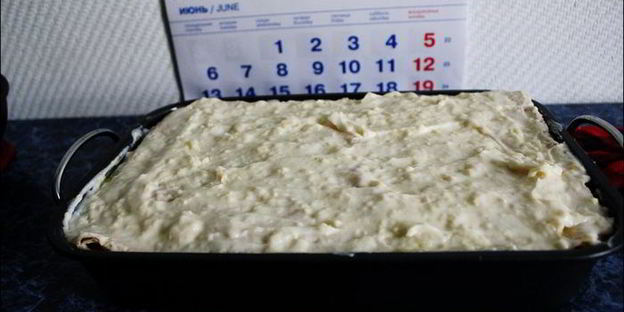 лазанья с лавашом