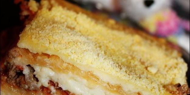 лазанья с лавашом