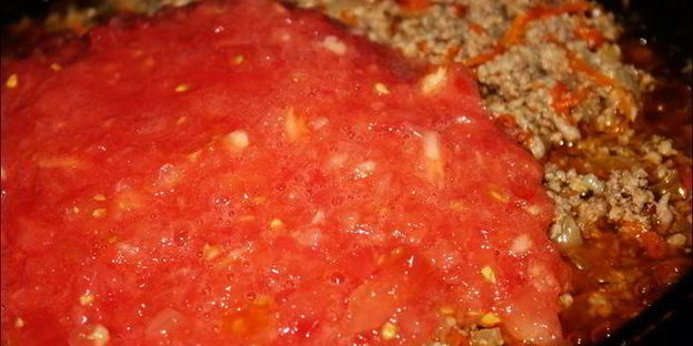 лазанья с лавашом