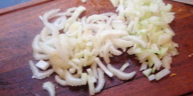 лазанья с лисичками и сельдереем