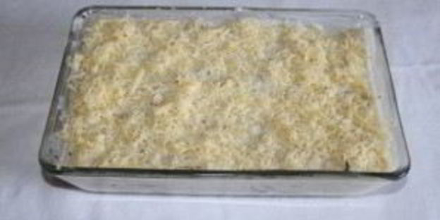 лазанья с лососем