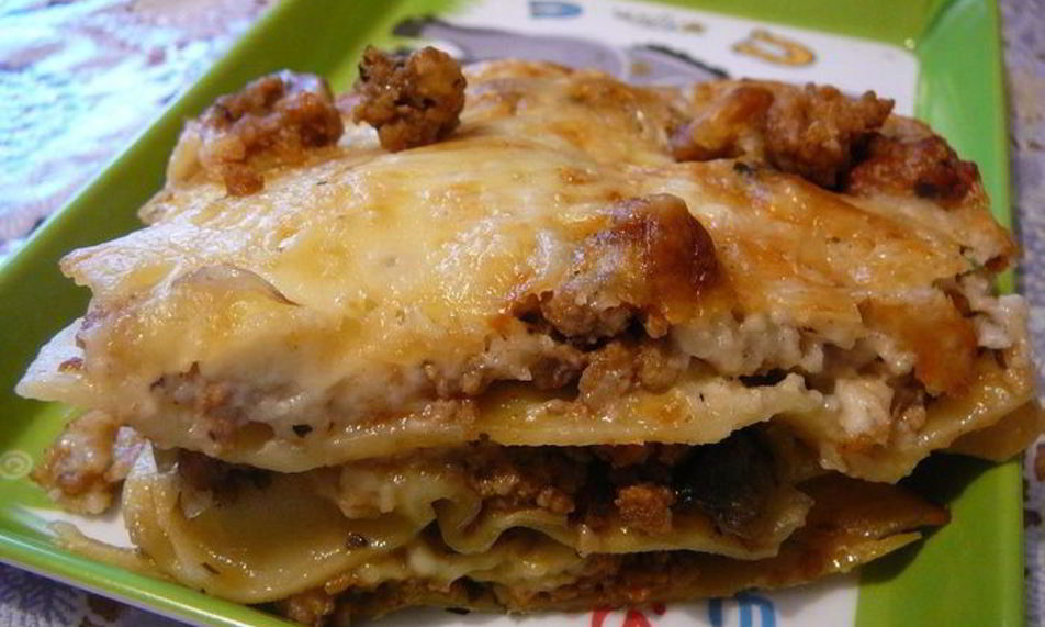Рецепт лазаний с мясом и шампиньонами