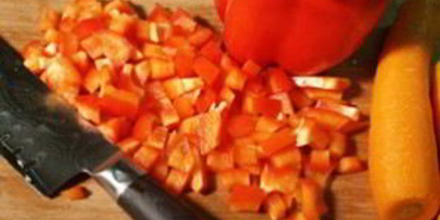 лазанья с овощами и фаршем