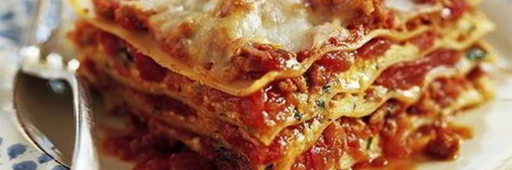 Лазанья с овощами с сыром