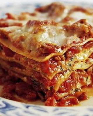 Лазанья с овощами с сыром