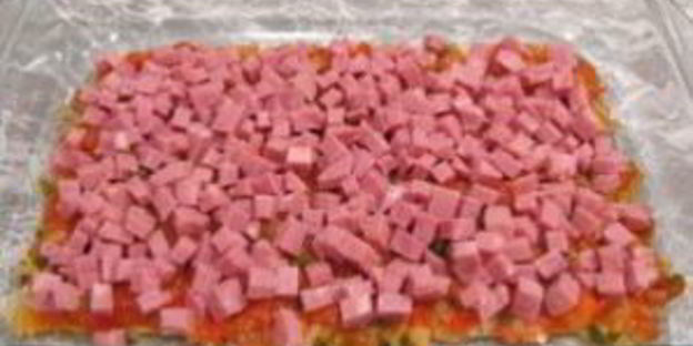 лазанья с сыром и ветчиной