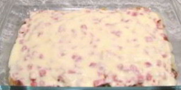 лазанья с сыром и ветчиной