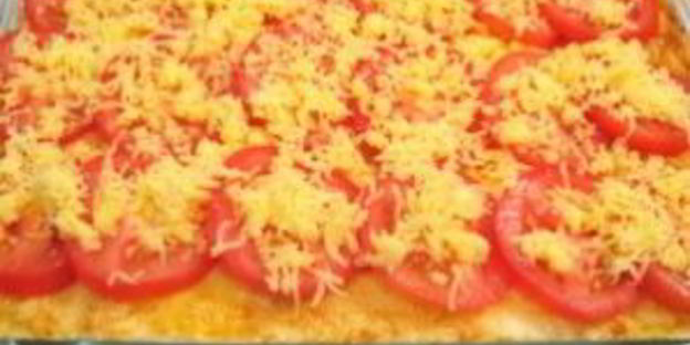 лазанья с сыром и ветчиной