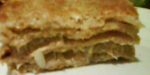 лазанья с тунцом