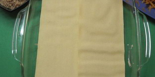 лазанья с тыквой