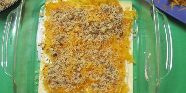 лазанья с тыквой
