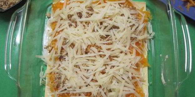 лазанья с тыквой