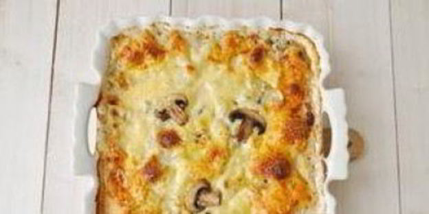 лазанья с ветчиной и сыром