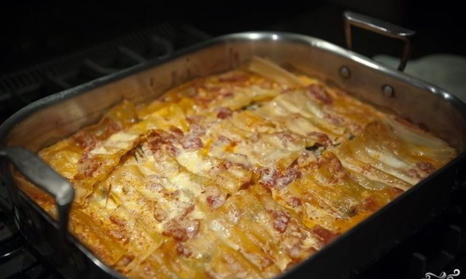 Рецепт лазаний с ветчиной