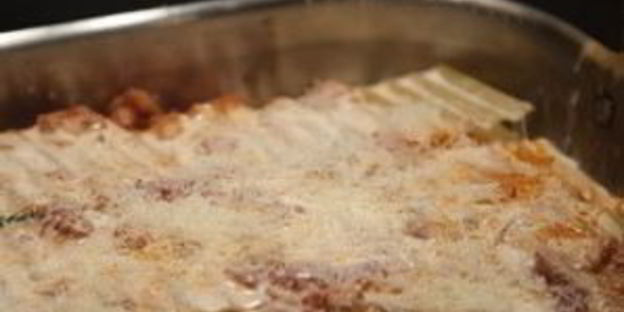 лазанья с ветчиной