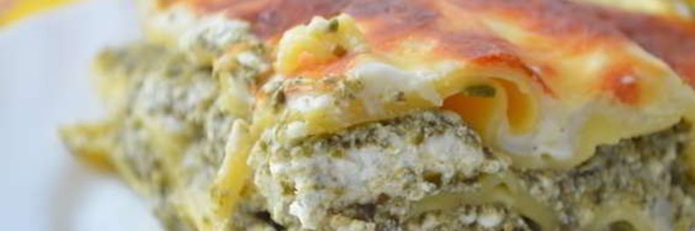 Лазанья со шпинатом