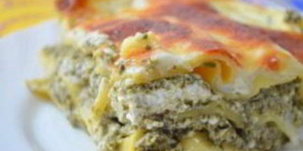 лазанья со шпинатом