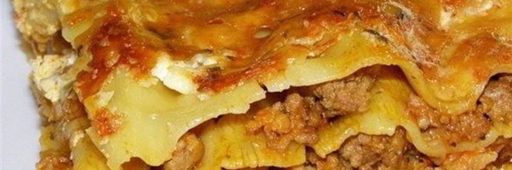 Лазанья со сметанным соусом