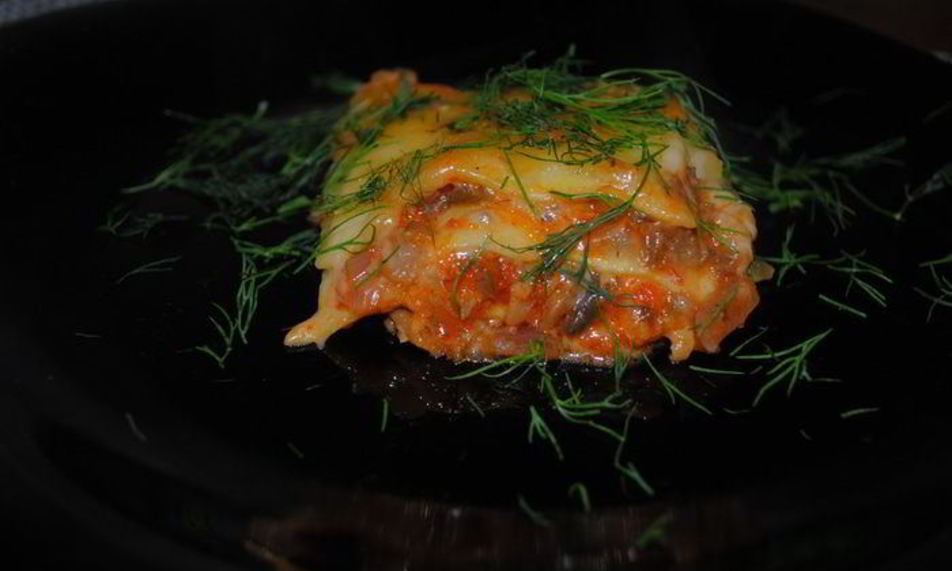 Рецепт овощной лазанья для самых маленьких