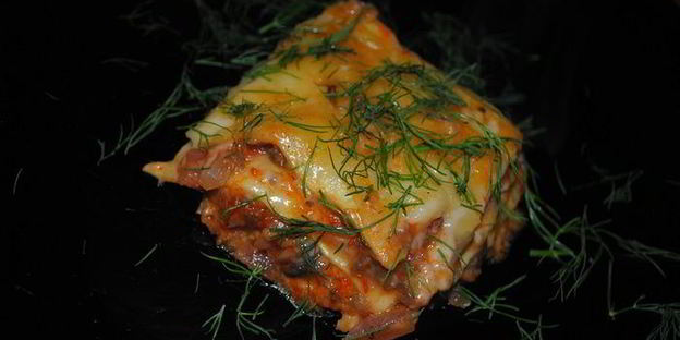 овощная лазанья для самых маленьких