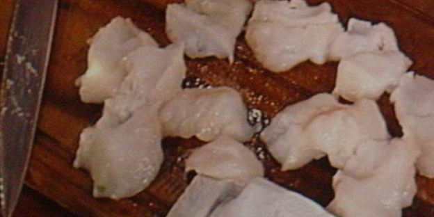 рыбная лазанья с оливками