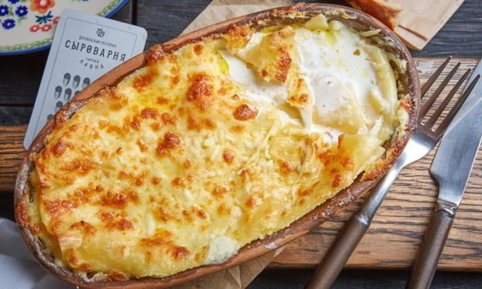 Рецепт сырной лазанья