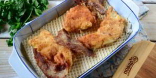 вафельная лазанья с курицей