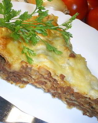 Вкусная и быстрая лазанья на лаваше