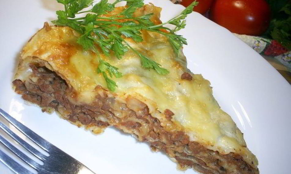 Рецепт вкусной и быстрая лазанья на лаваше