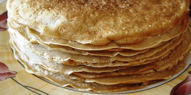 блинные каннеллони с пьяной грушей