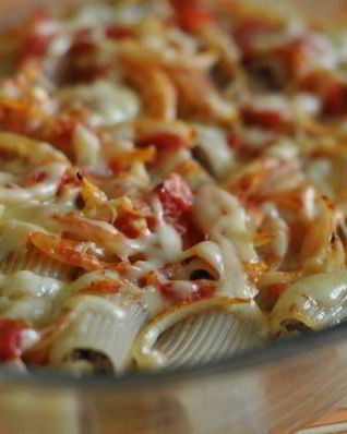 Фаршированные макароны трубочки