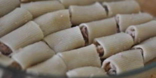 фаршированные макароны трубочки