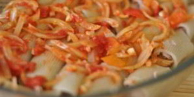 фаршированные макароны трубочки