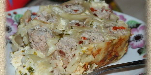 каннеллони под сливочно-яичным соусом