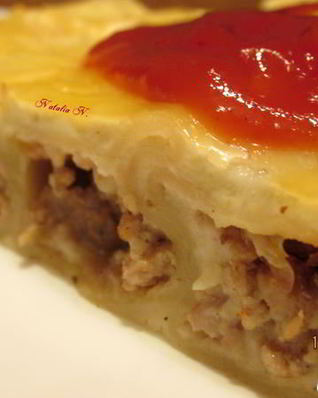 Каннеллони с фаршем и грибами