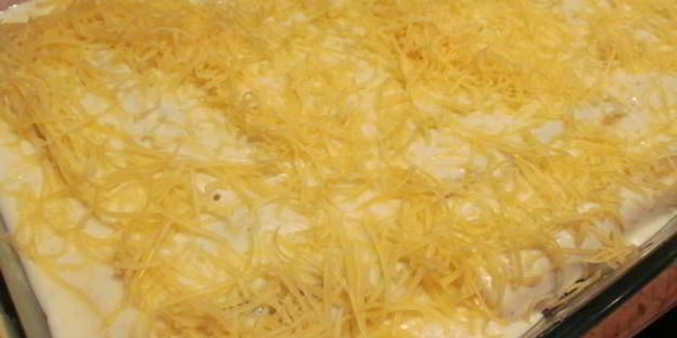 каннеллони с фаршем и грибами