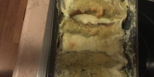 каннеллони с курицей и шпинатом