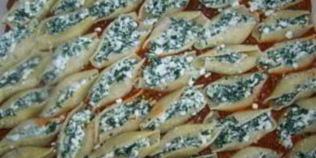 макароны, начиненные фаршем