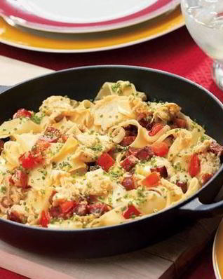 Макароны по-деревенски