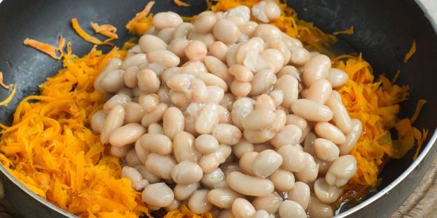 макароны с фасолью